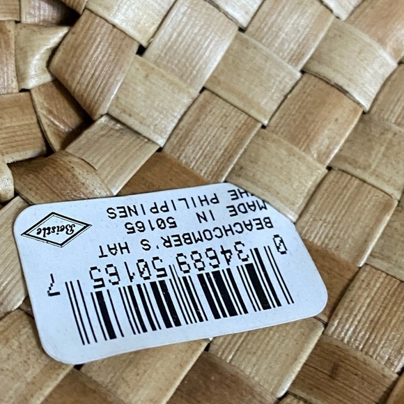 Sun catcher Beachcomber Bucket Hat Rattan Lampshade Moroccan OS BWT Barcode Tag - Picture 4 of 6